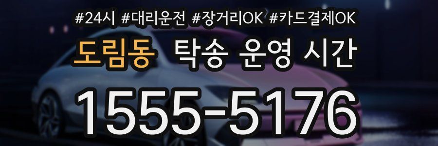 도림동 탁송 운영 시간