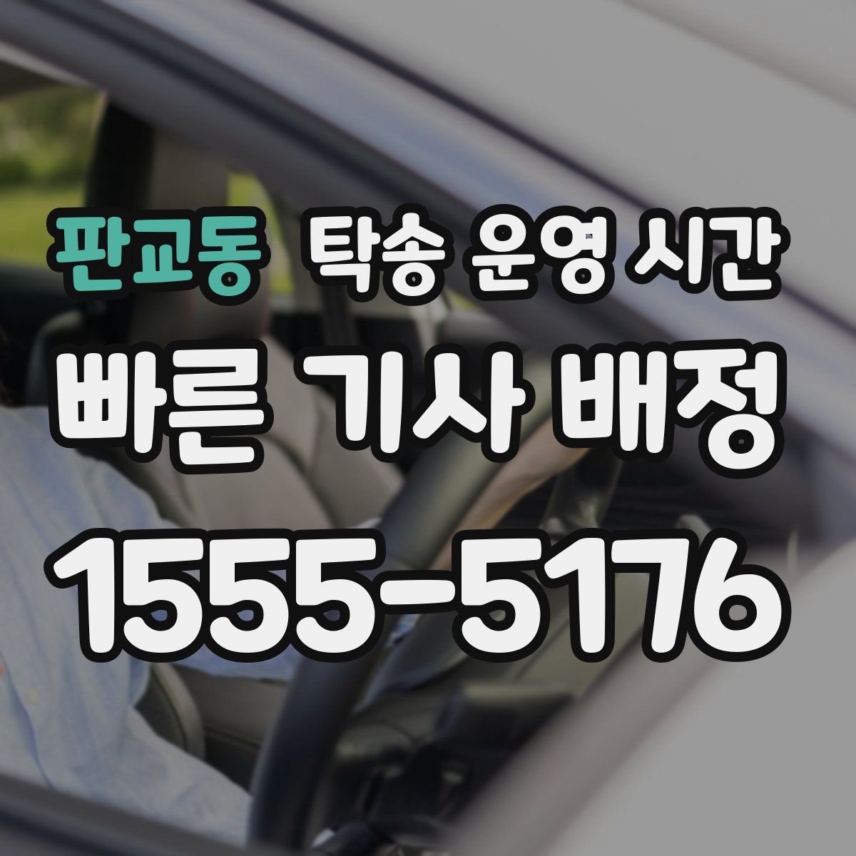 판교동 탁송 운영 시간