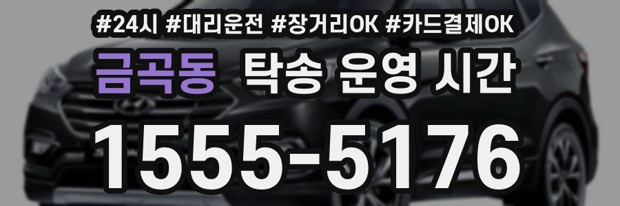 금곡동 탁송 운영 시간