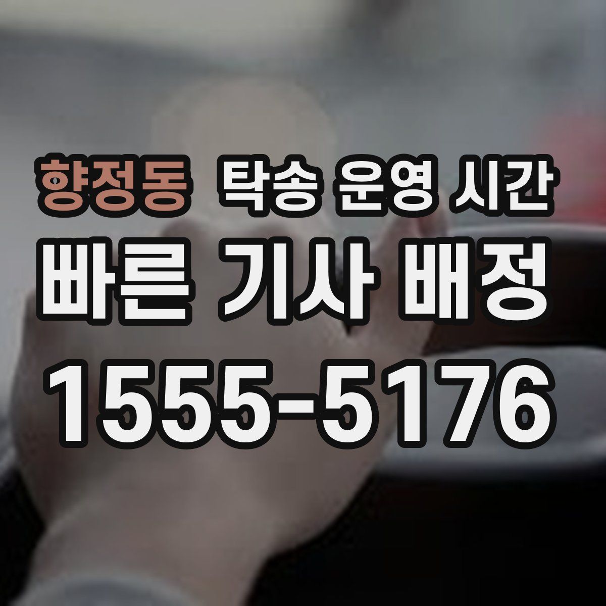 향정동 탁송 운영 시간