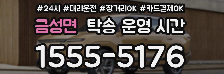 금성면 탁송 운영 시간