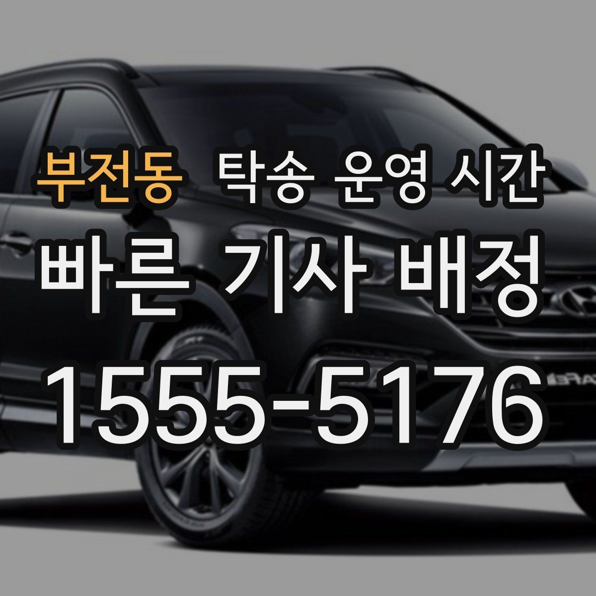 부전동 탁송 운영 시간 이용 시간대별 서비스 범위 차이