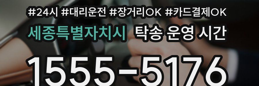 세종특별자치시 탁송 운영 시간