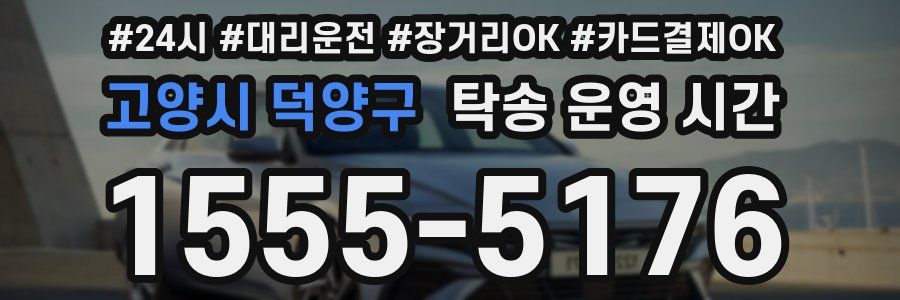 고양시 덕양구 탁송 운영 시간