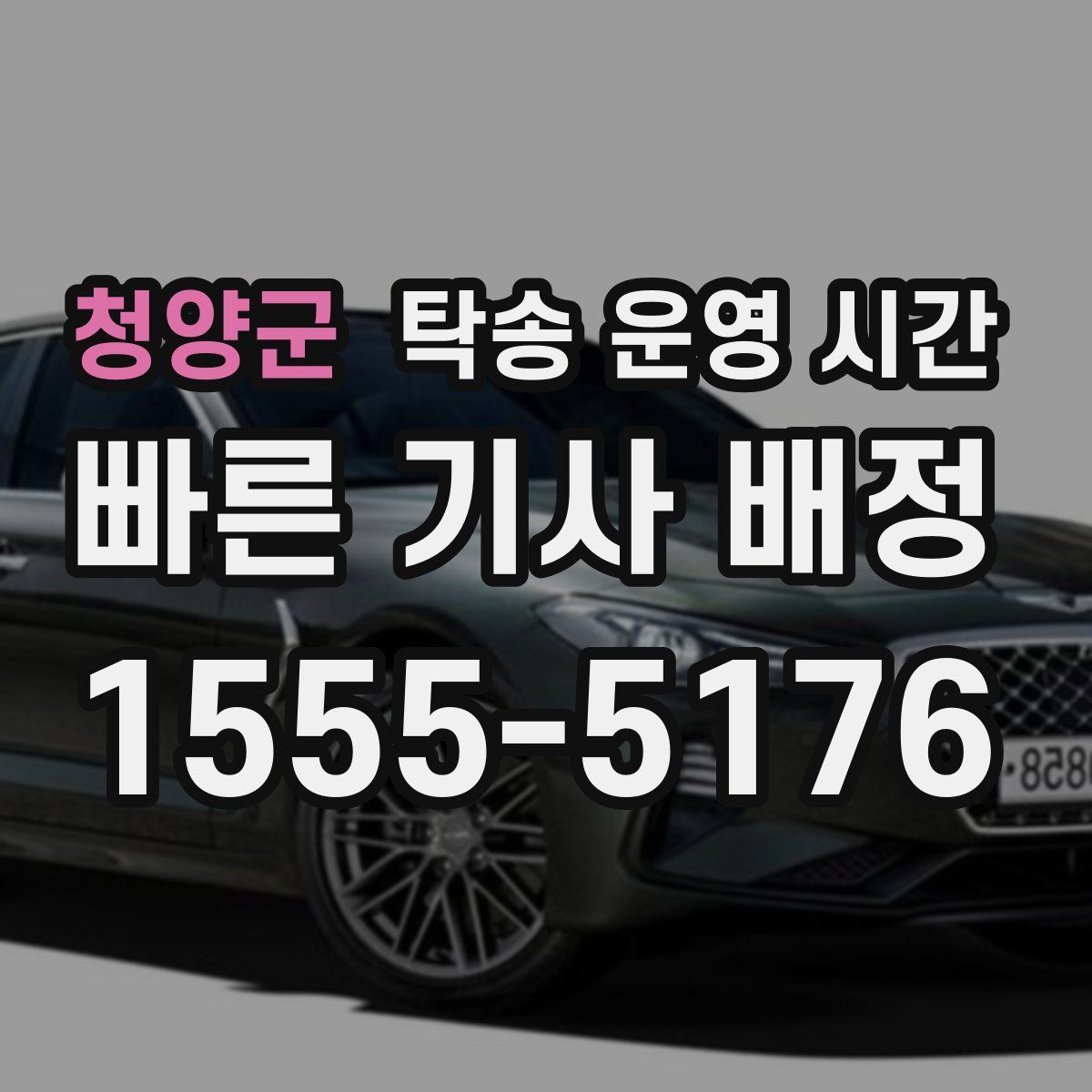 청양군 탁송 운영 시간