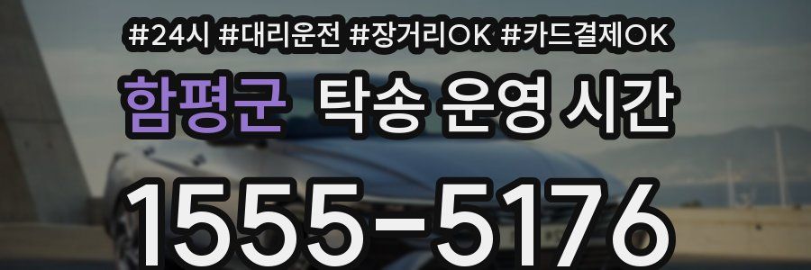 함평군 탁송 운영 시간