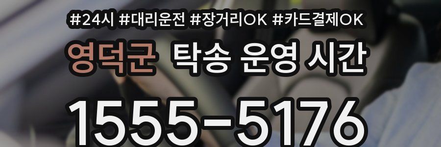 영덕군 탁송 운영 시간