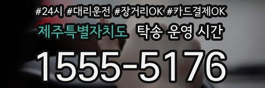 제주특별자치도 탁송 운영 시간