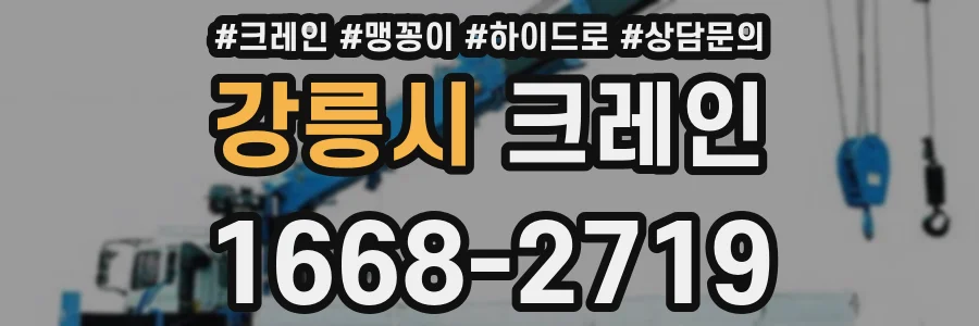 강릉시 크레인