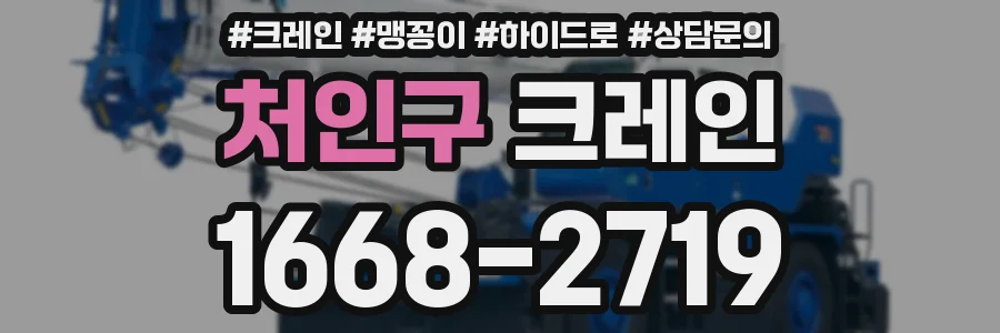 처인구 크레인