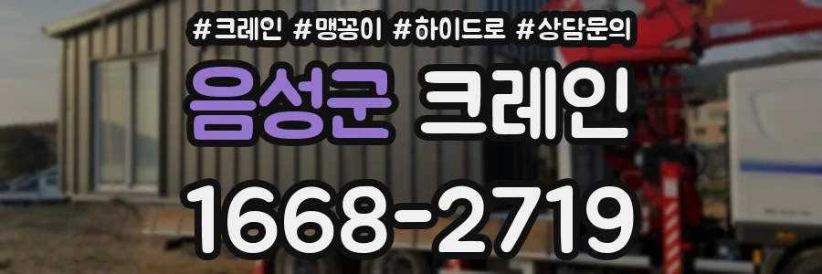 음성군 크레인