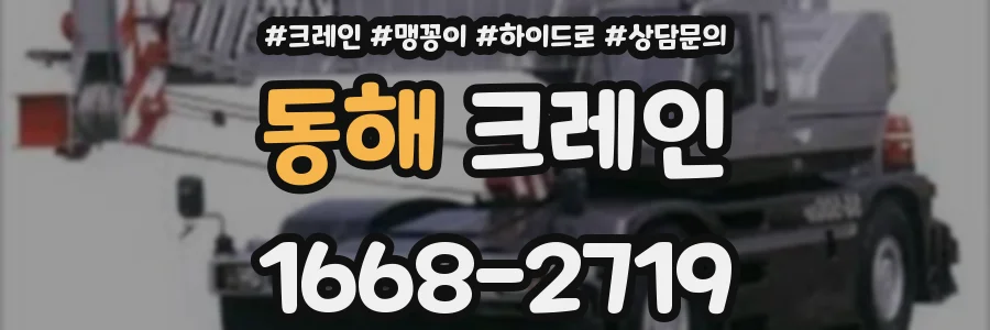 동해 크레인