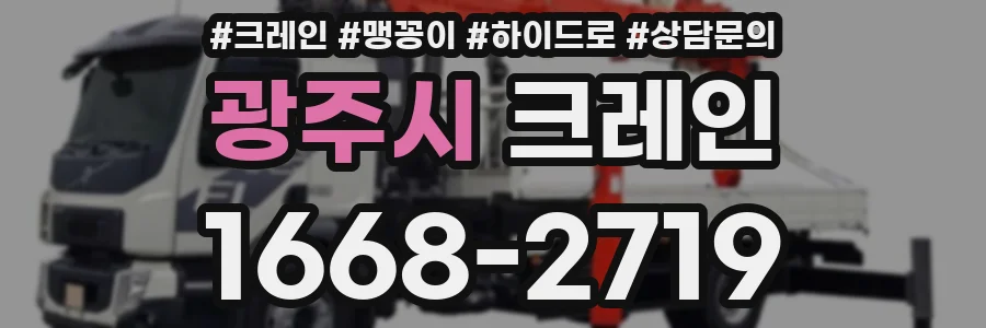 광주시 크레인