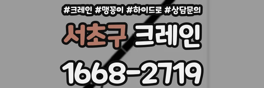 서초구 크레인