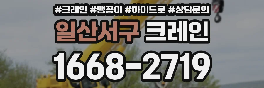 일산서구 크레인