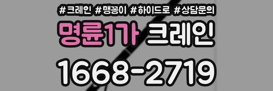 명륜1가 크레인