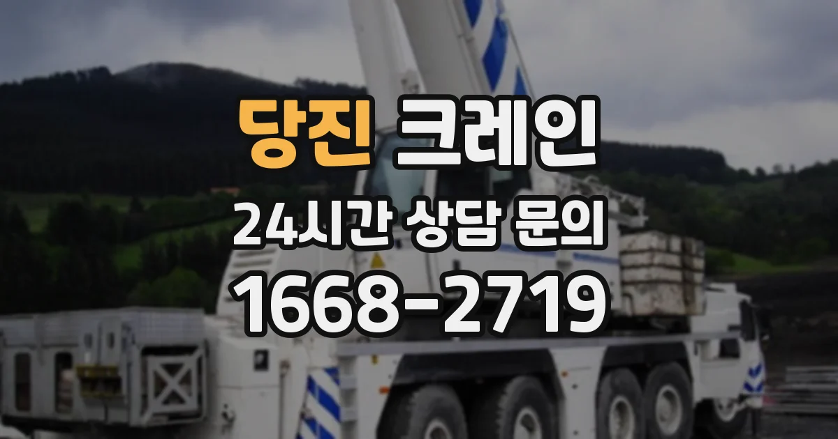 당진 크레인