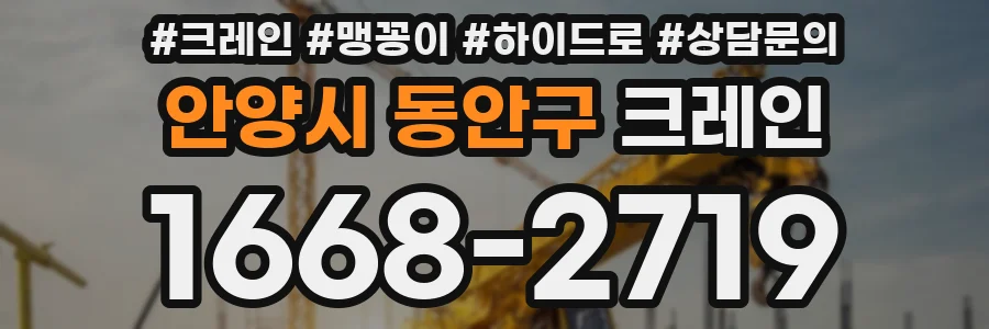 안양시 동안구 크레인
