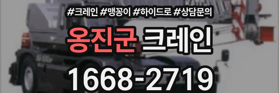 옹진군 크레인