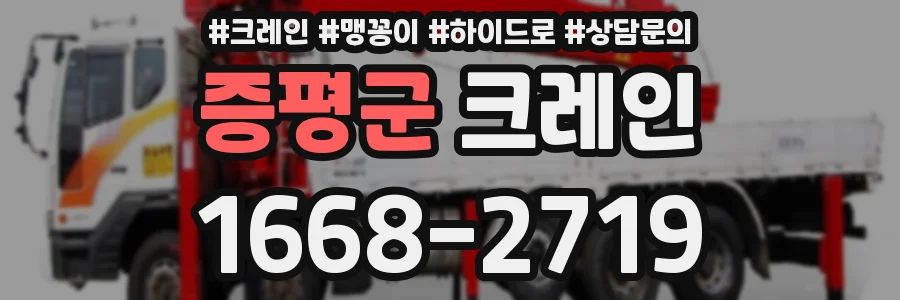 증평군 크레인