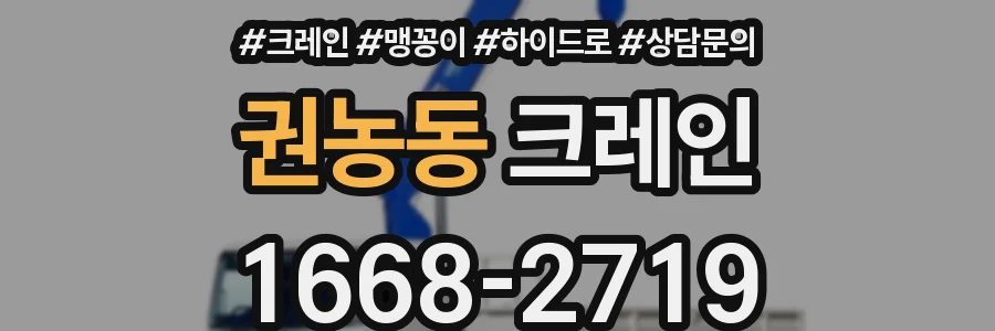 권농동 크레인