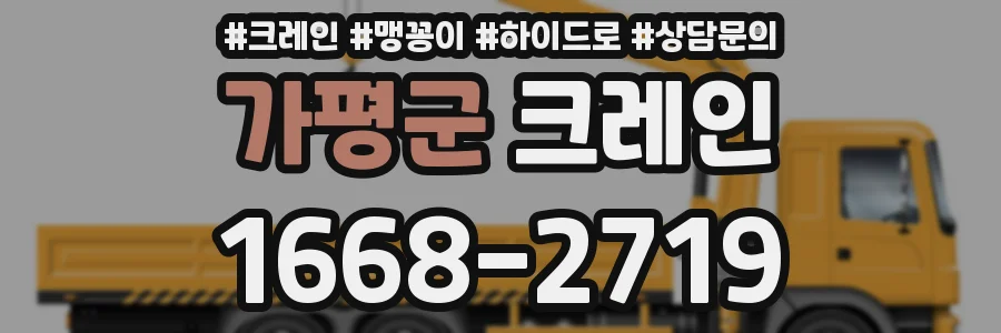 가평군 크레인