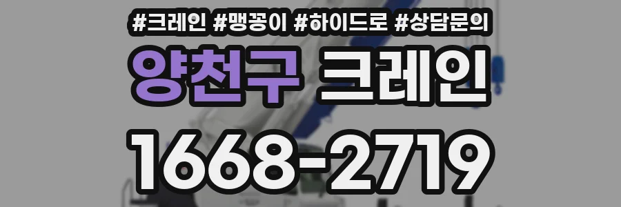 양천구 크레인