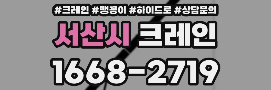 서산시 크레인