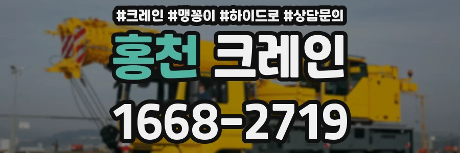 홍천 크레인