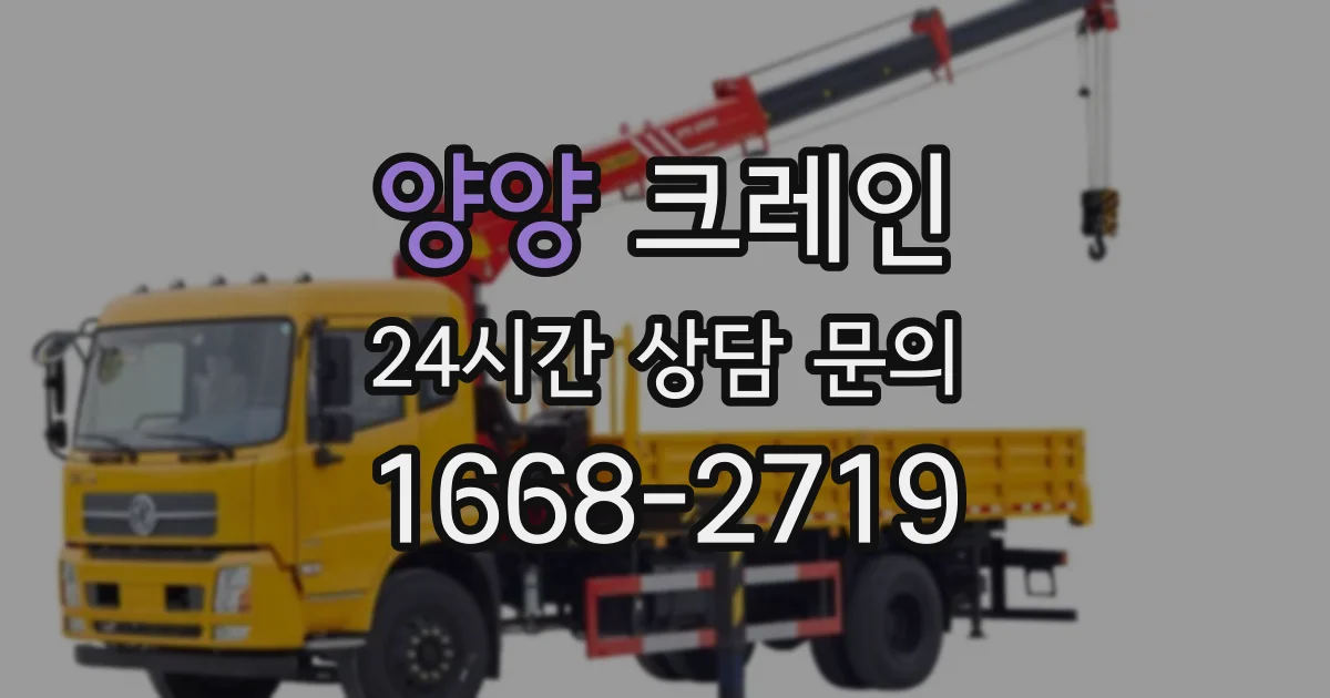 양양 크레인