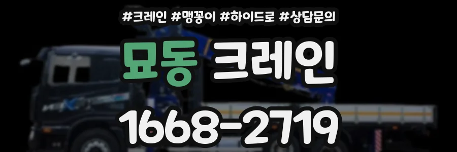 묘동 크레인