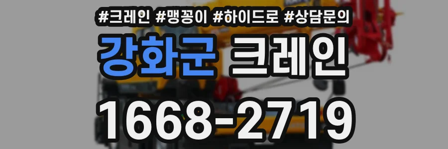 강화군 크레인