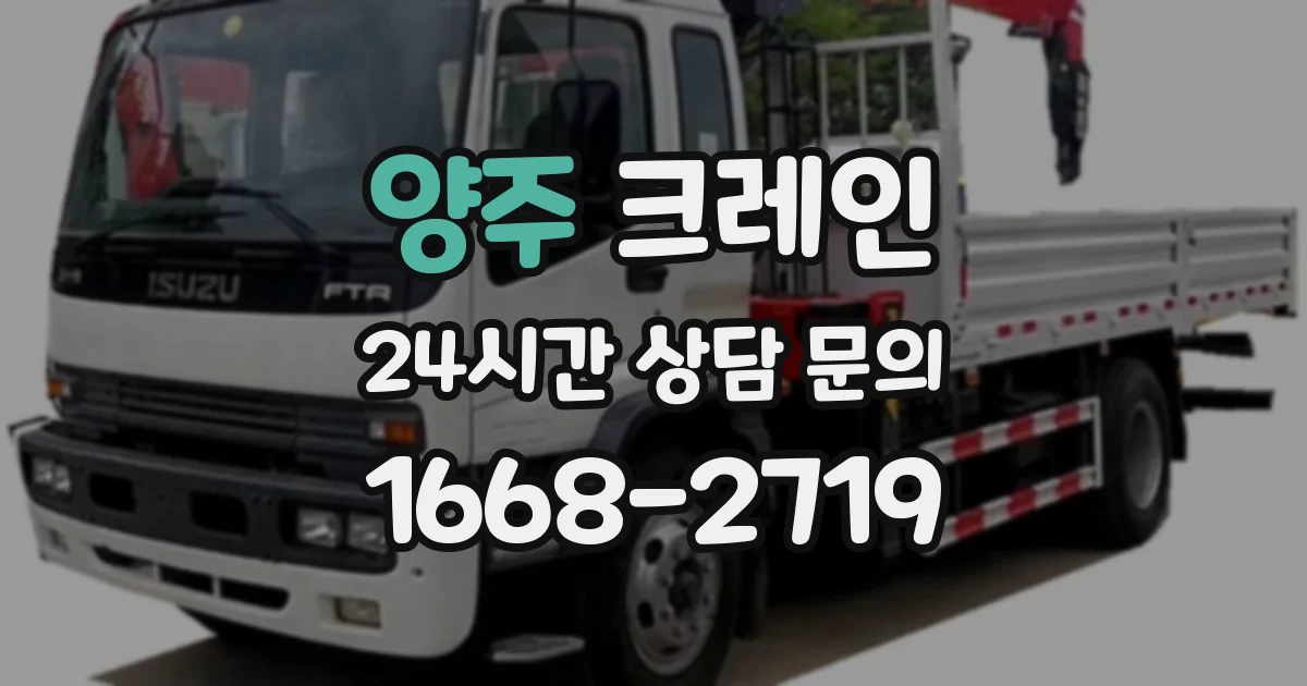 양주 크레인