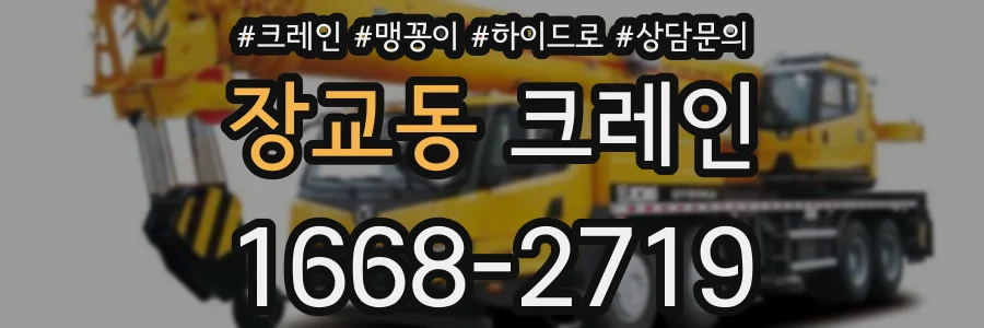 장교동 크레인