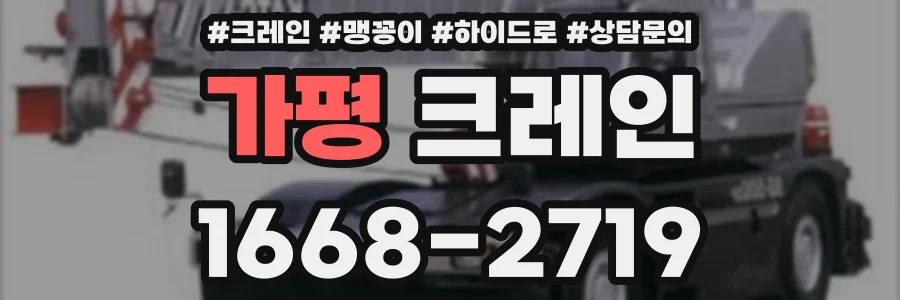 가평 크레인