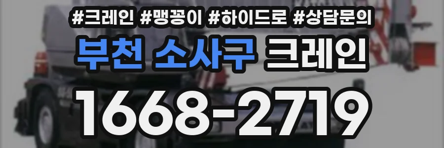 부천 소사구 크레인