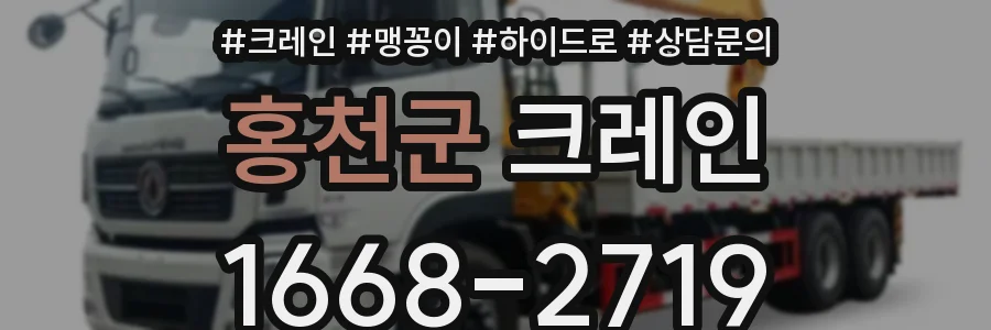 홍천군 크레인