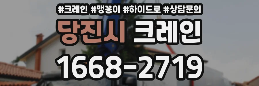 당진시 크레인