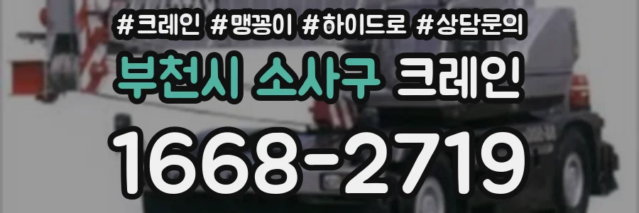 부천시 소사구 크레인