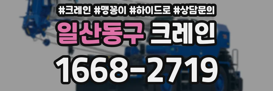 일산동구 크레인