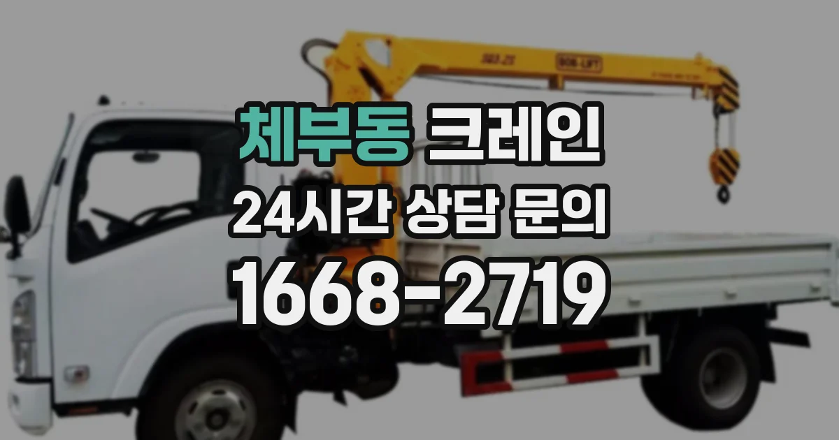 체부동 크레인
