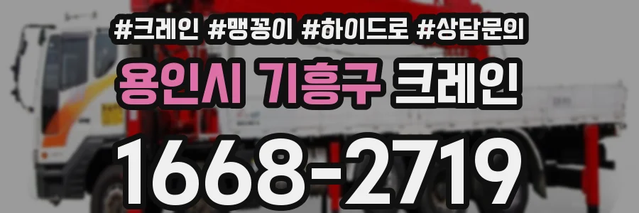 용인시 기흥구 크레인