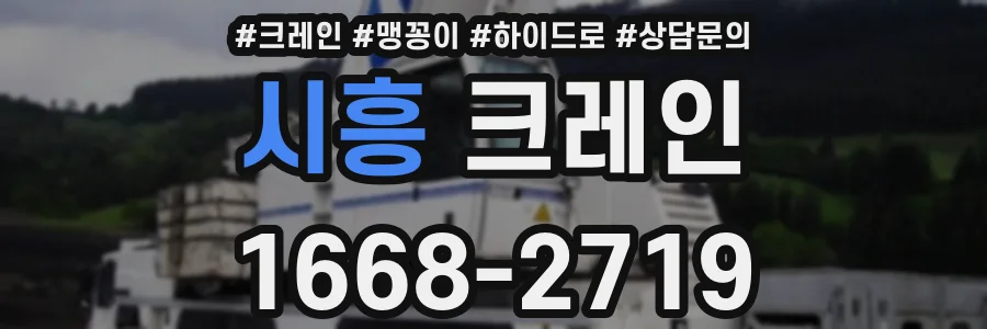 시흥 크레인