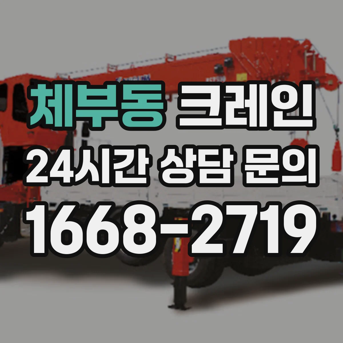 체부동 크레인