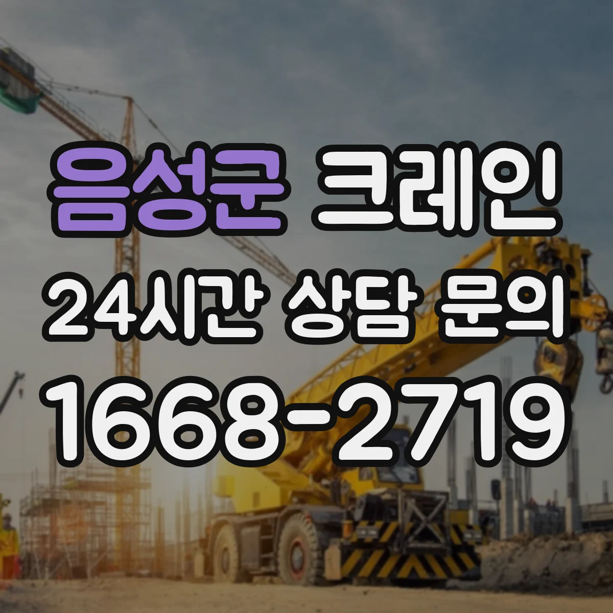 음성군 크레인