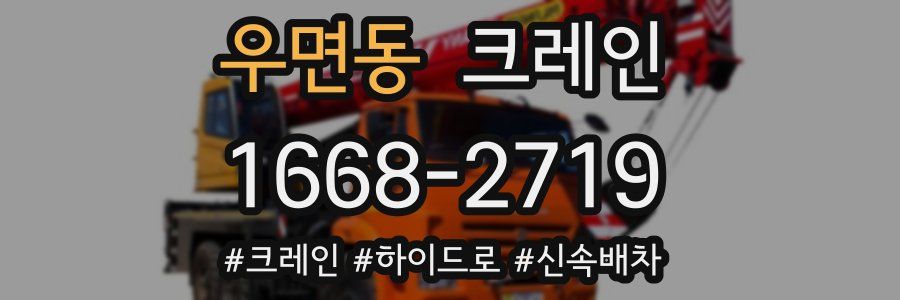 우면동 크레인 작업