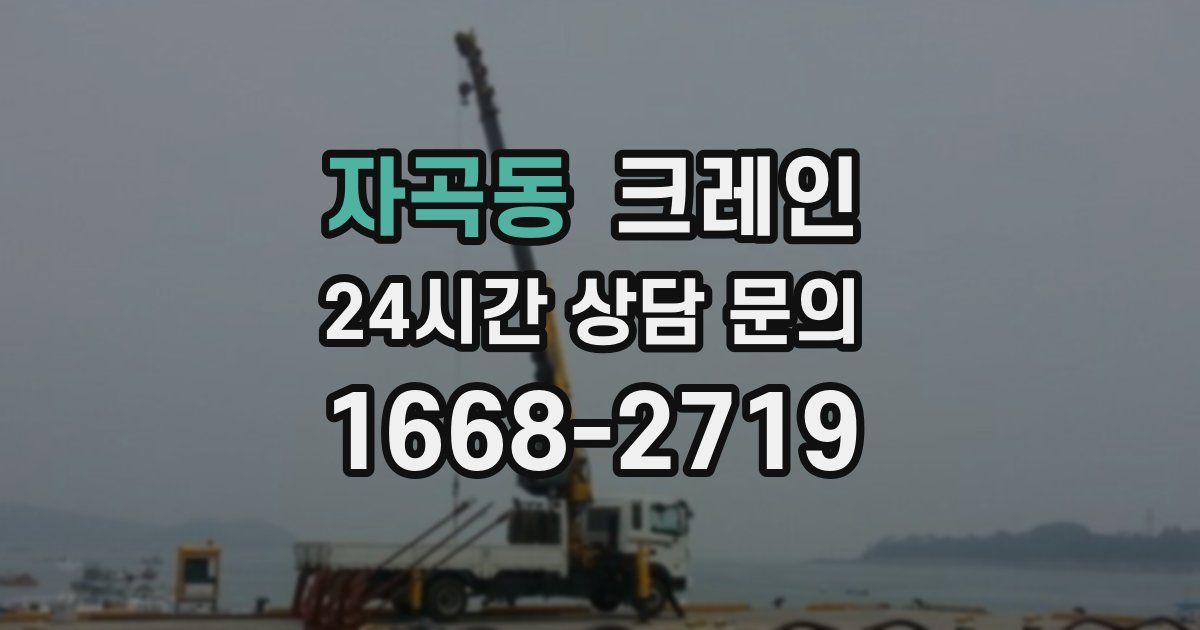 자곡동 크레인