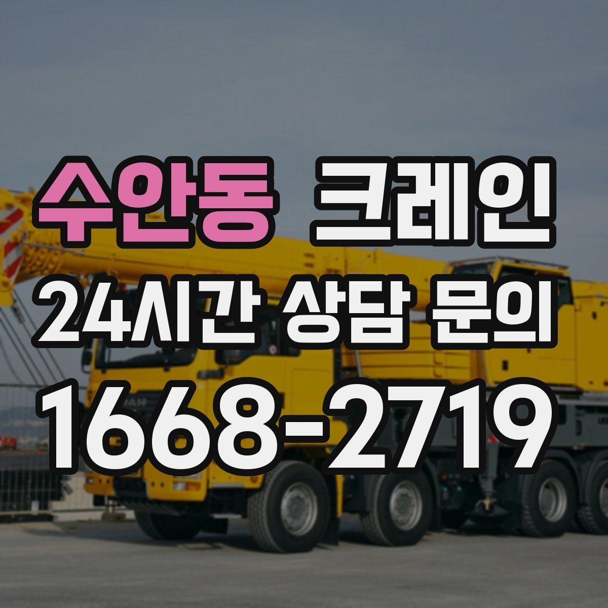 수안동 카고 크레인