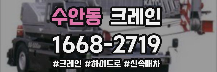수안동 크레인 작업