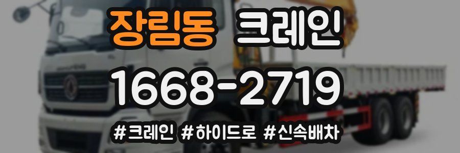 장림동 크레인 작업